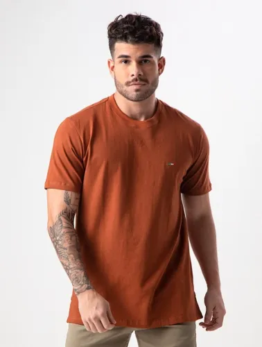 T SHIRT COMFORT PLUS FIO 40 - MARROM