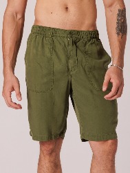 BERMUDA RELAX TENCEL POCKET - VERDE OLIVA