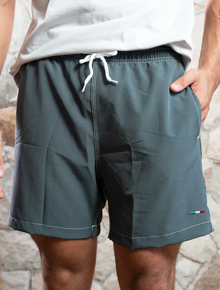 SHORT NAUTICO LISO - CHUMBO