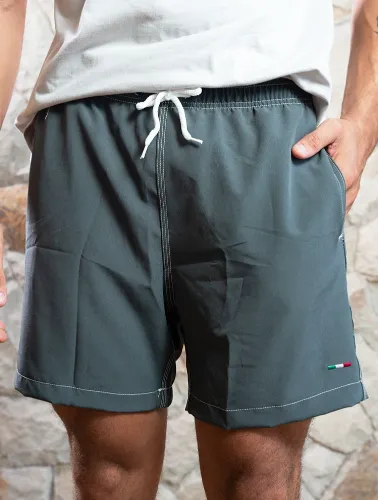 SHORT NAUTICO LISO - CHUMBO