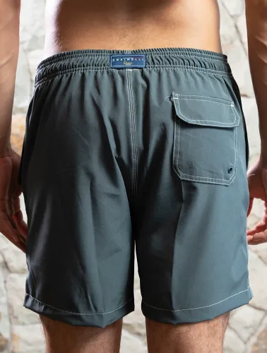 SHORT NAUTICO LISO - CHUMBO