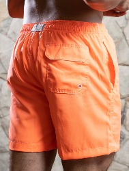SHORT NAUTICO LISO - LARANJA