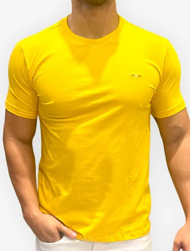 T SHIRT COMFORT PLUS FIO 40 - AMARELO
